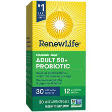 Ultimate Flora Adult 50+ Probiotic - 30 Billion CFUs (30 Vegetable  Capsules) by Renew Life at the Vitamin Shoppe